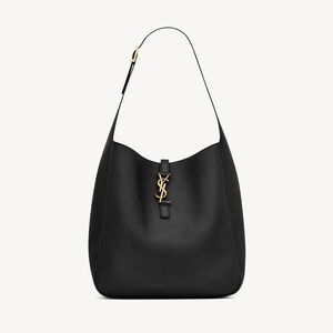 NEW YSL YVES SAINT LAURENT LE 5 À 7 SUPPLE LARGE HANDBAG PURSE BAG LEATHER BLACK